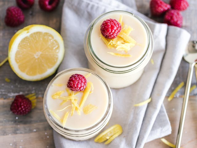 Lemon Cheesecake Yogurt Jar