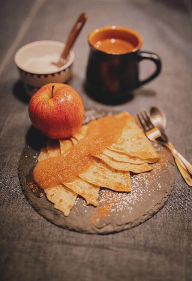 Sweet Apple-Zucchini Dessert Quesadilla